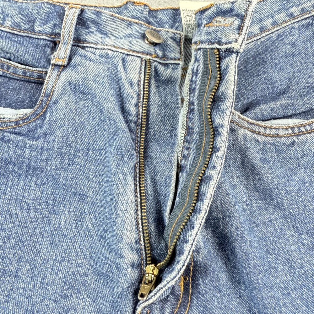 Vintage 90s Bill Blass High-Rise Tapered Leg Jeans Women’s Size 14 – 100% Cotton - Picture 4 of 13